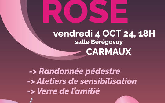 Carmaux fait sa nocturne rose